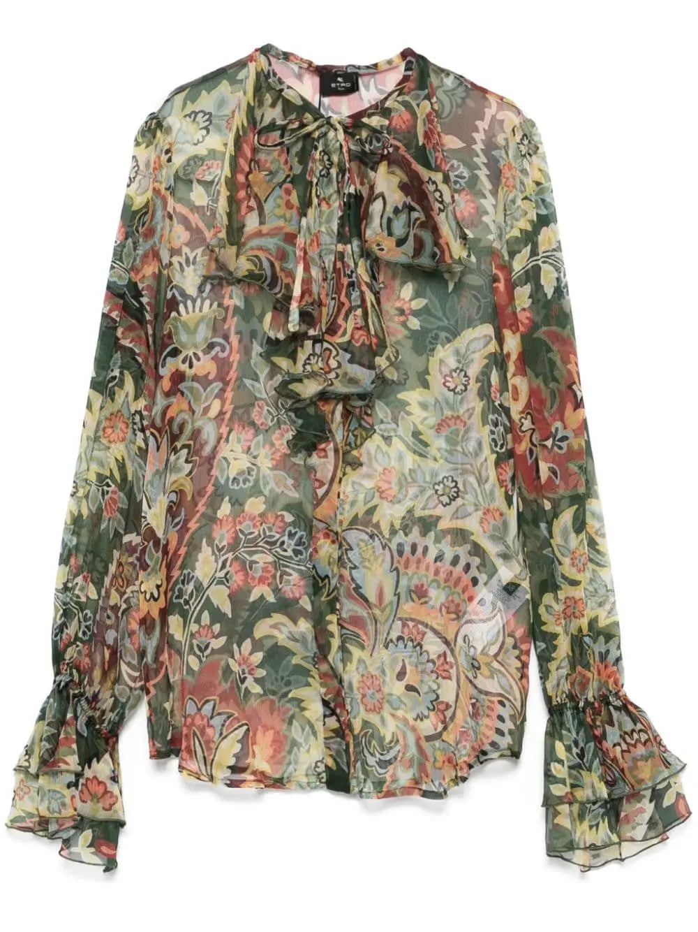 Etro Shirts Green Etro