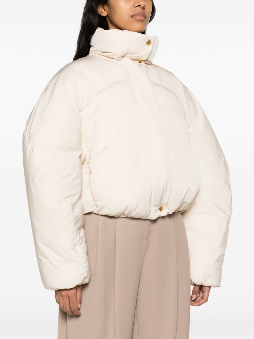 JACQUEMUS Coats White Jacquemus