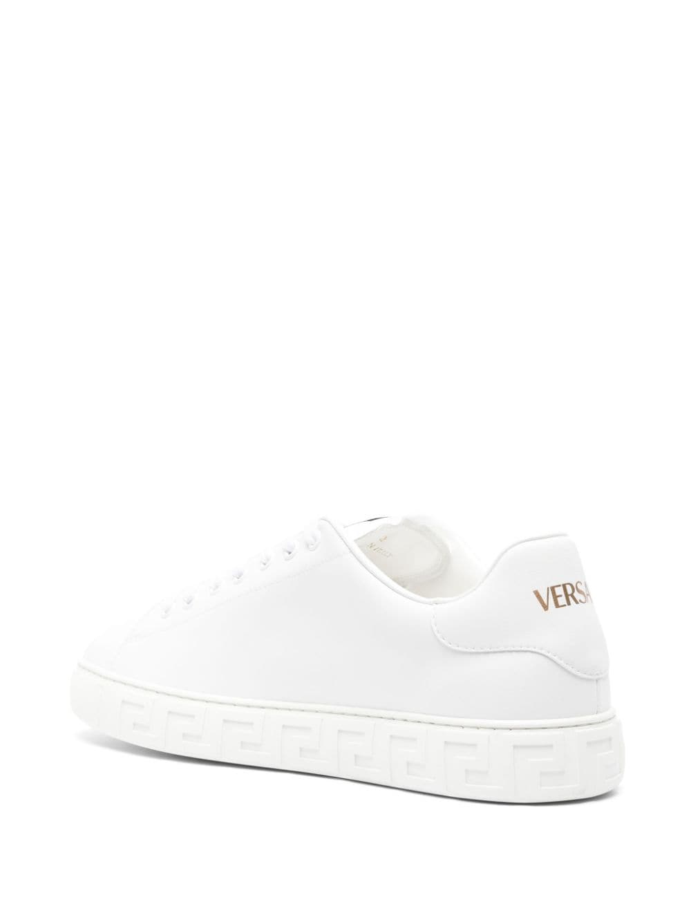 Versace greca faux leather sneakers Versace