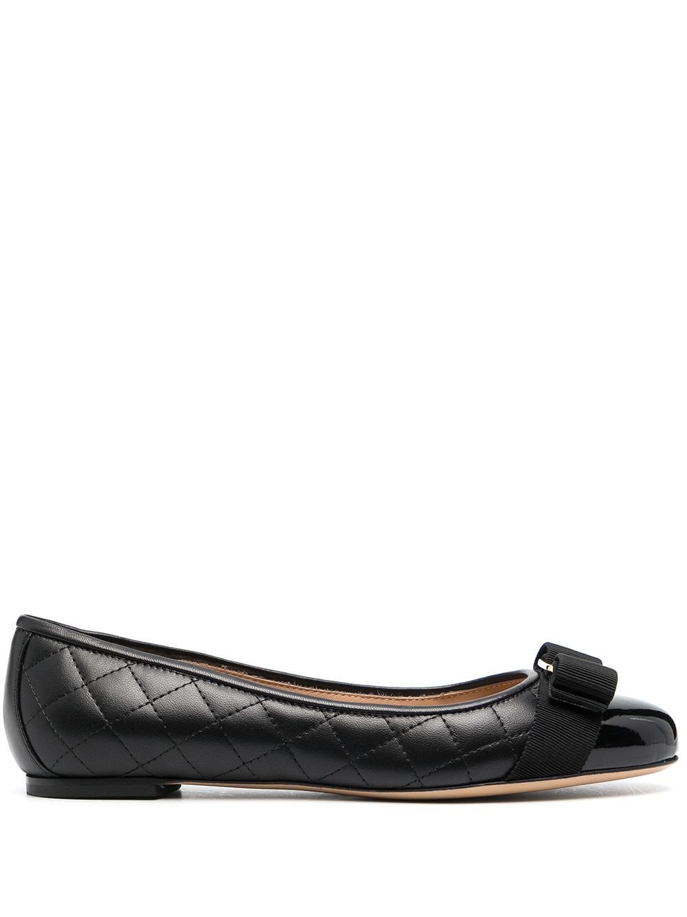 Ferragamo Varina quilted ballerinas Ferragamo