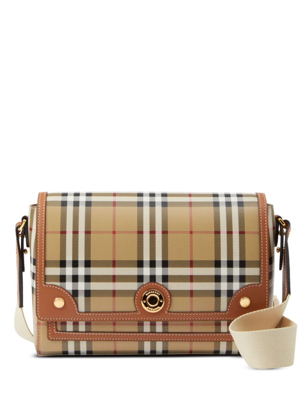 Burberry Checked Note Shoulder Bag Burberry