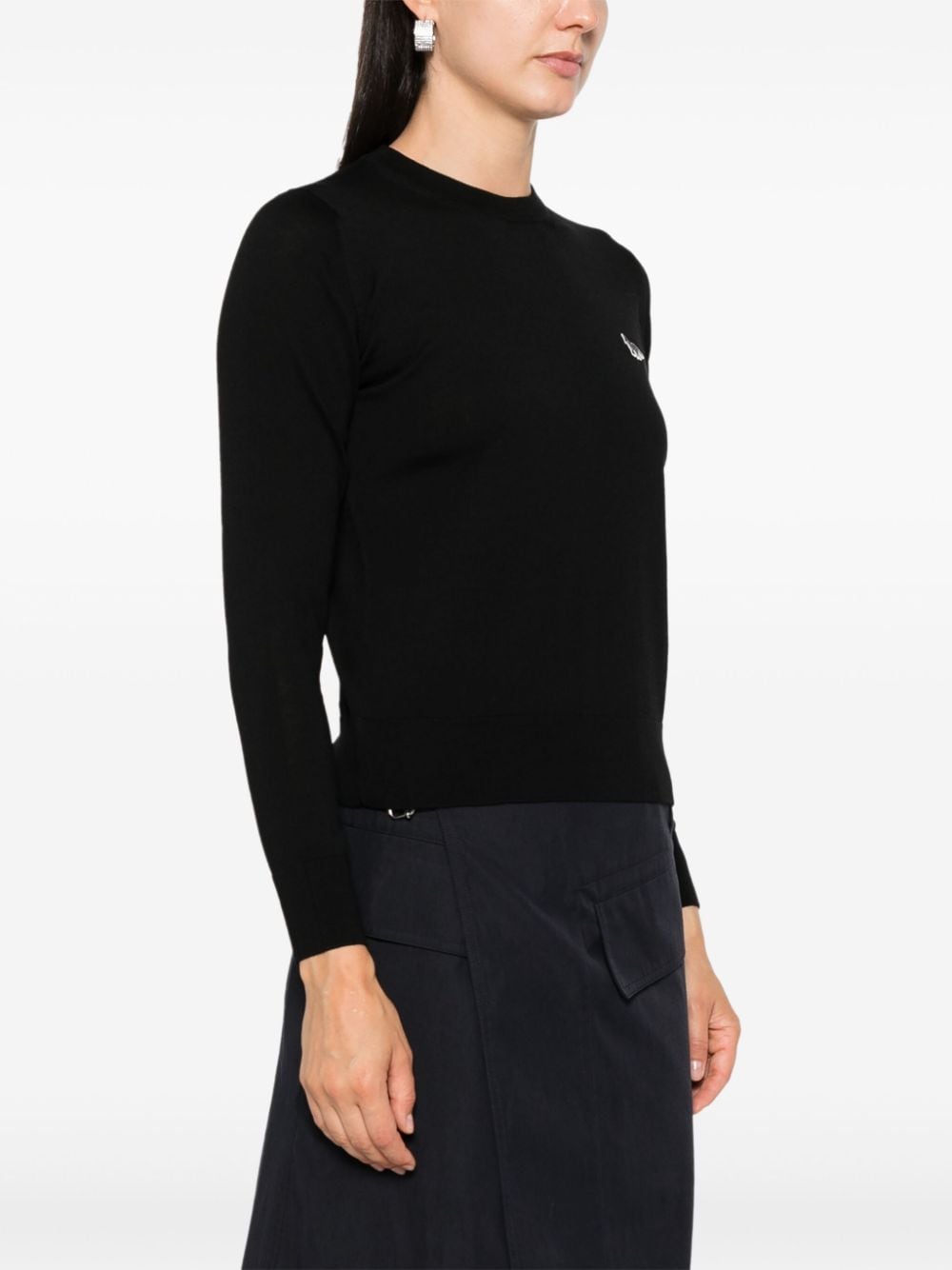 Maison Kitsuné Maison Kitsune Baby Fox-patch sweater Maison Kitsuné