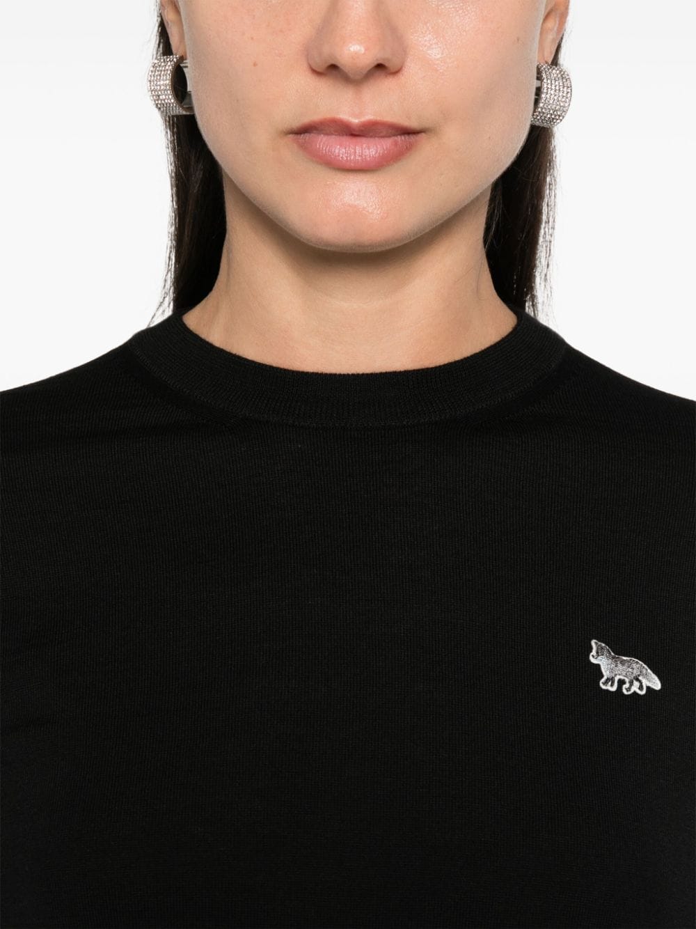 Maison Kitsuné Maison Kitsune Baby Fox-patch sweater Maison Kitsuné