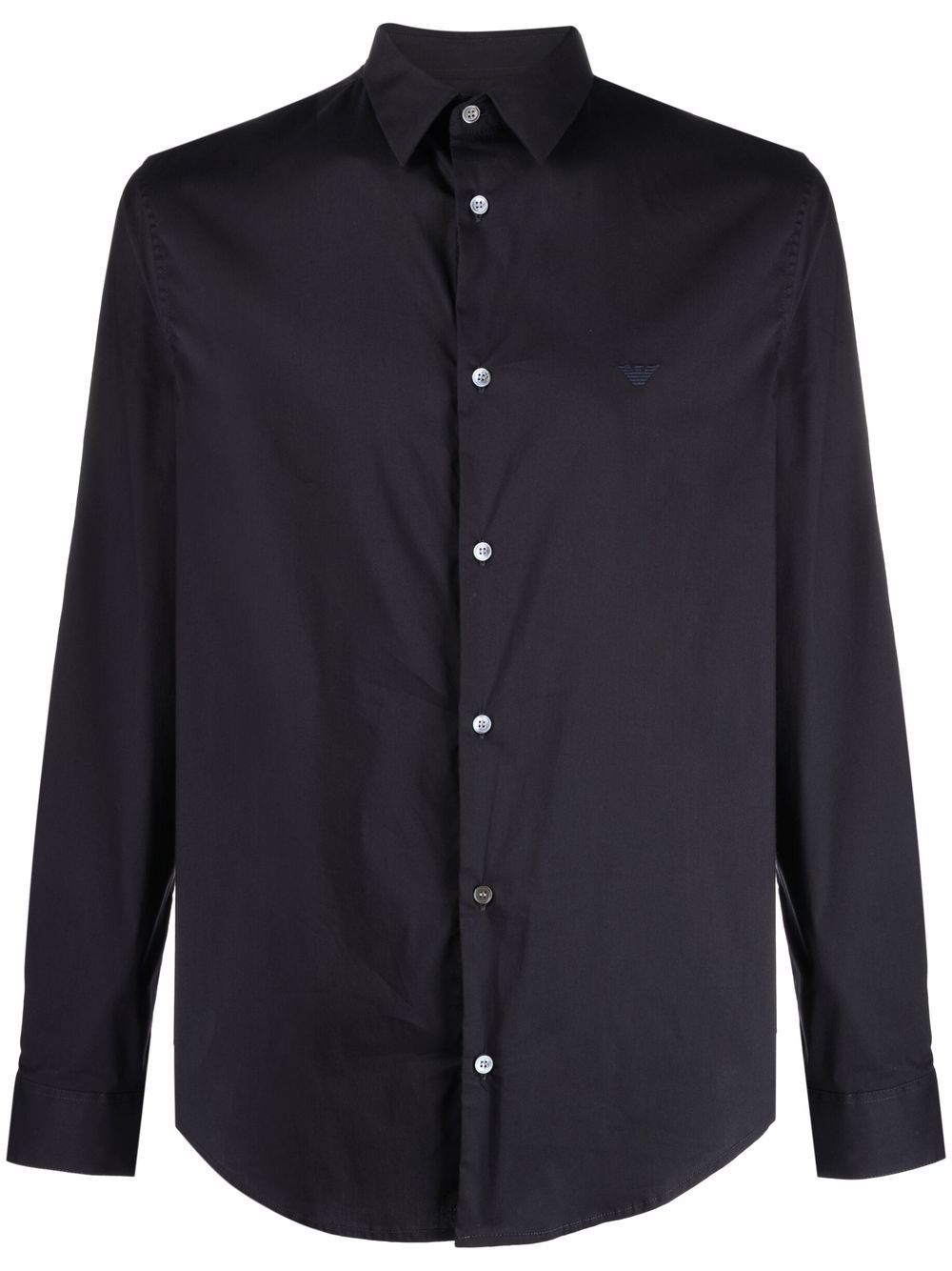 Emporio Armani logo-patch Longsleeved Shirt Emporio Armani 