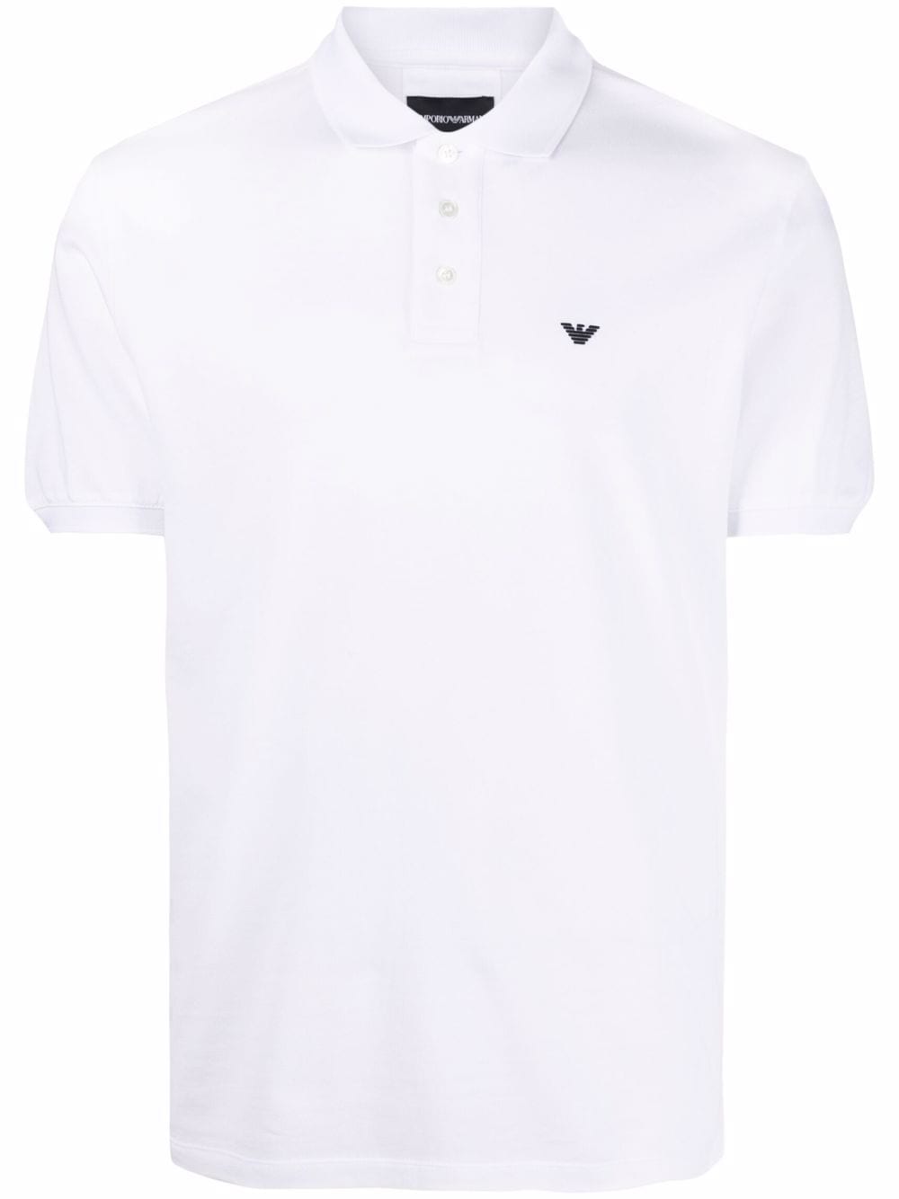 Emporio Armani logo-embroidered polo shirt Emporio Armani 