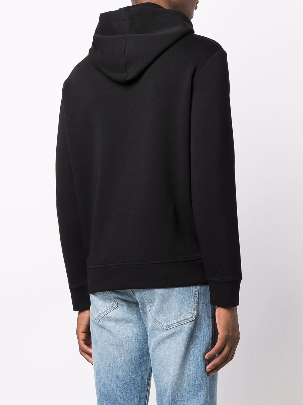 Emporio Armani Hooded sweatshirt with micro logo patch Emporio Armani