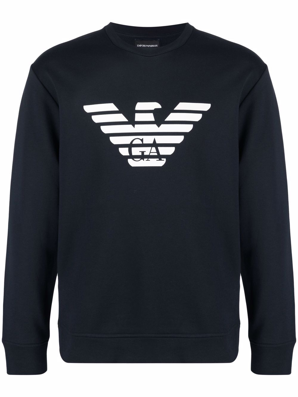 Emporio Armani Modal blend sweatshirt with logo print Emporio Armani 