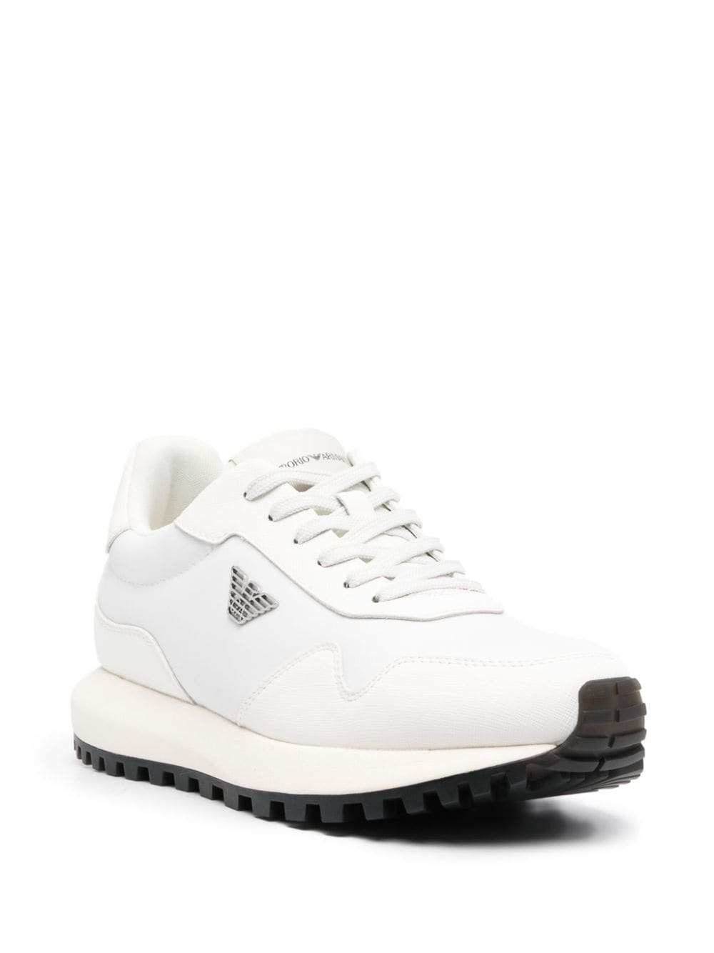Emporio Armani Sneakers in recycled nylon with details in regenerated saffiano ASV Emporio Armani 