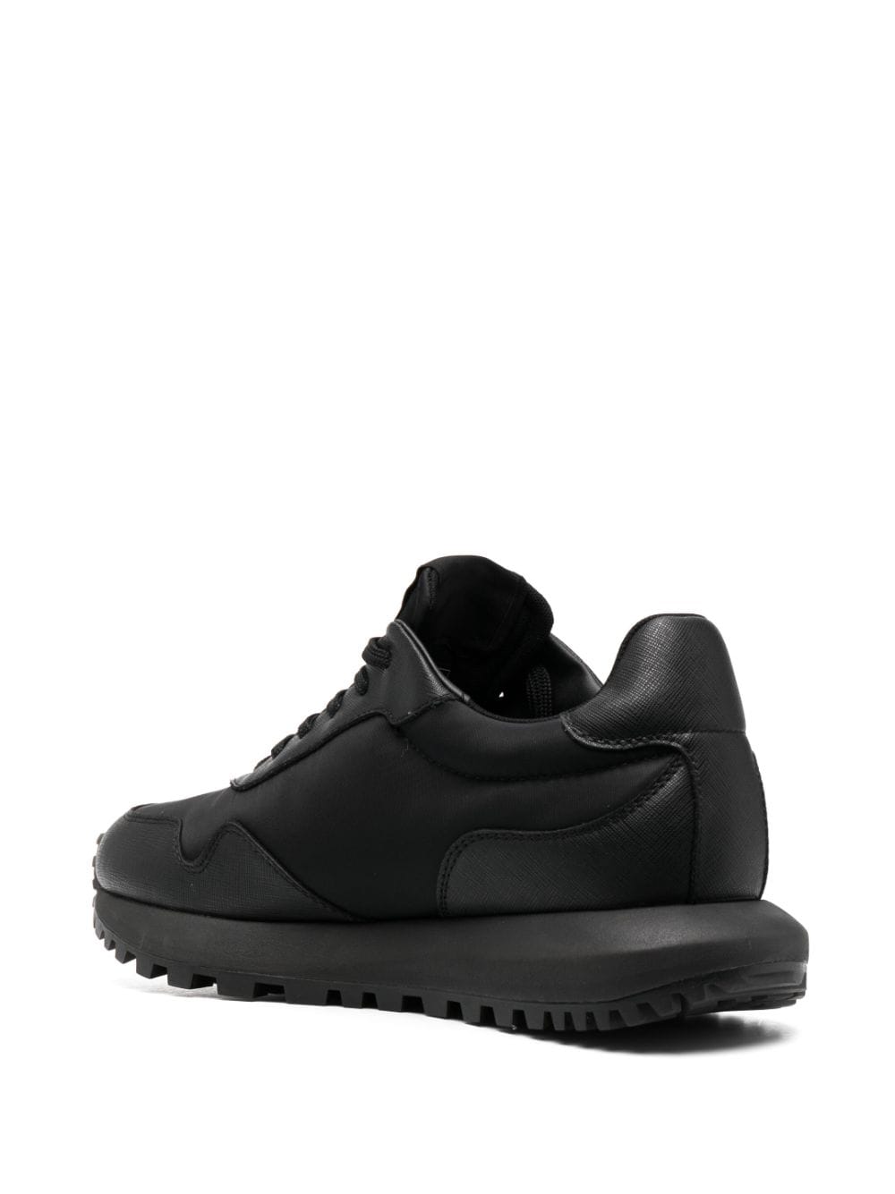 Emporio Armani chunky sole leather sneakers Emporio Armani 