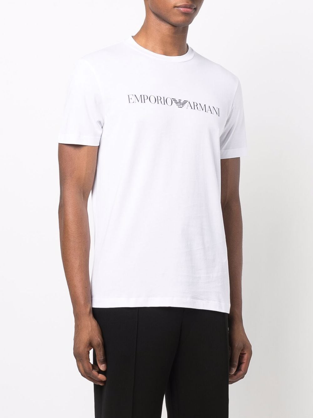 Emporio Armani logo-print cotton T-Shirt Emporio Armani 