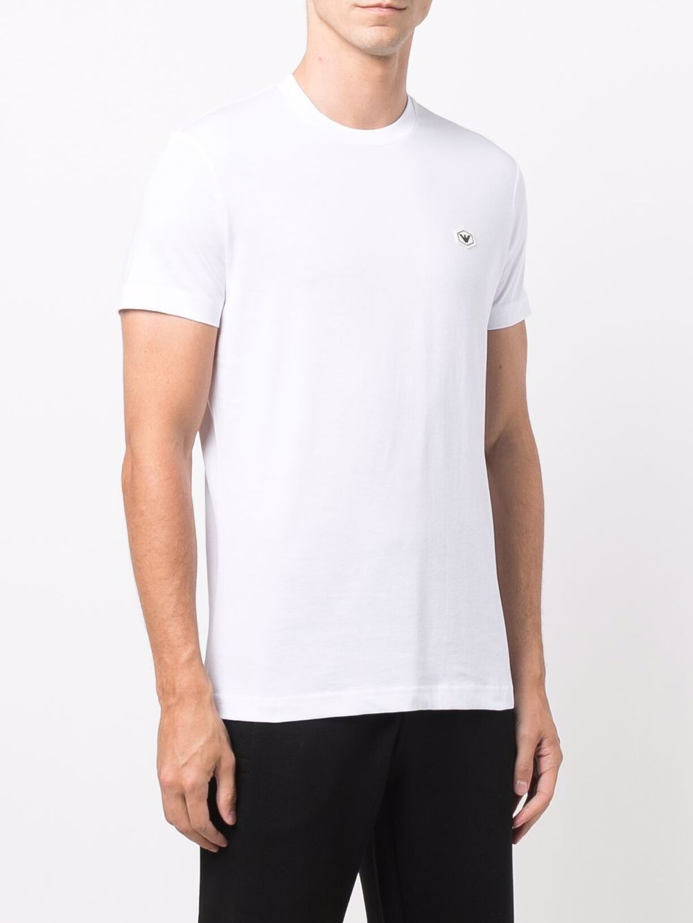 Emporio Armani logo patch short-sleeved T-shirt Emporio Armani 