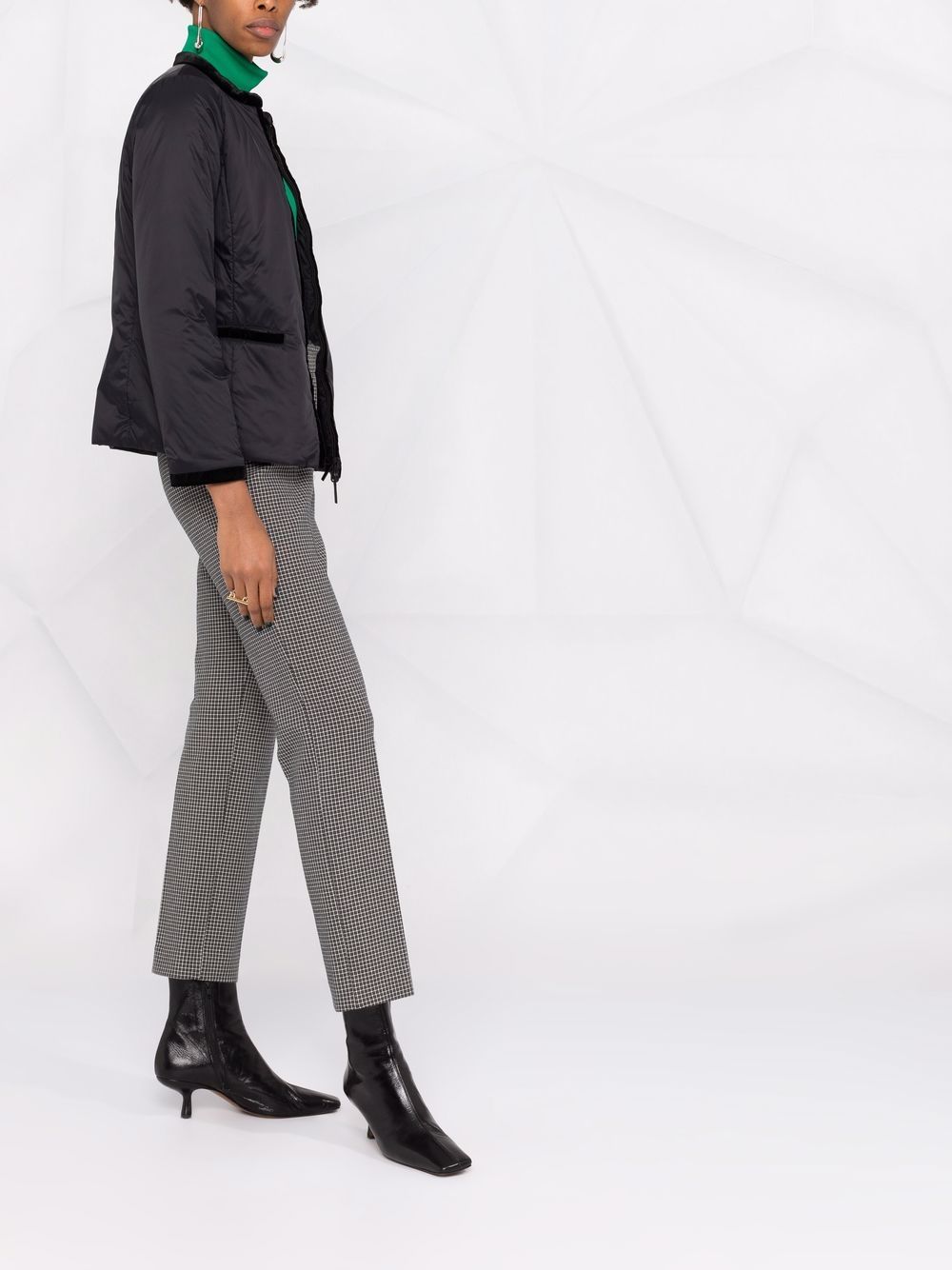 Emporio Armani Nylon reversible guru-collared jacket Emporio Armani 