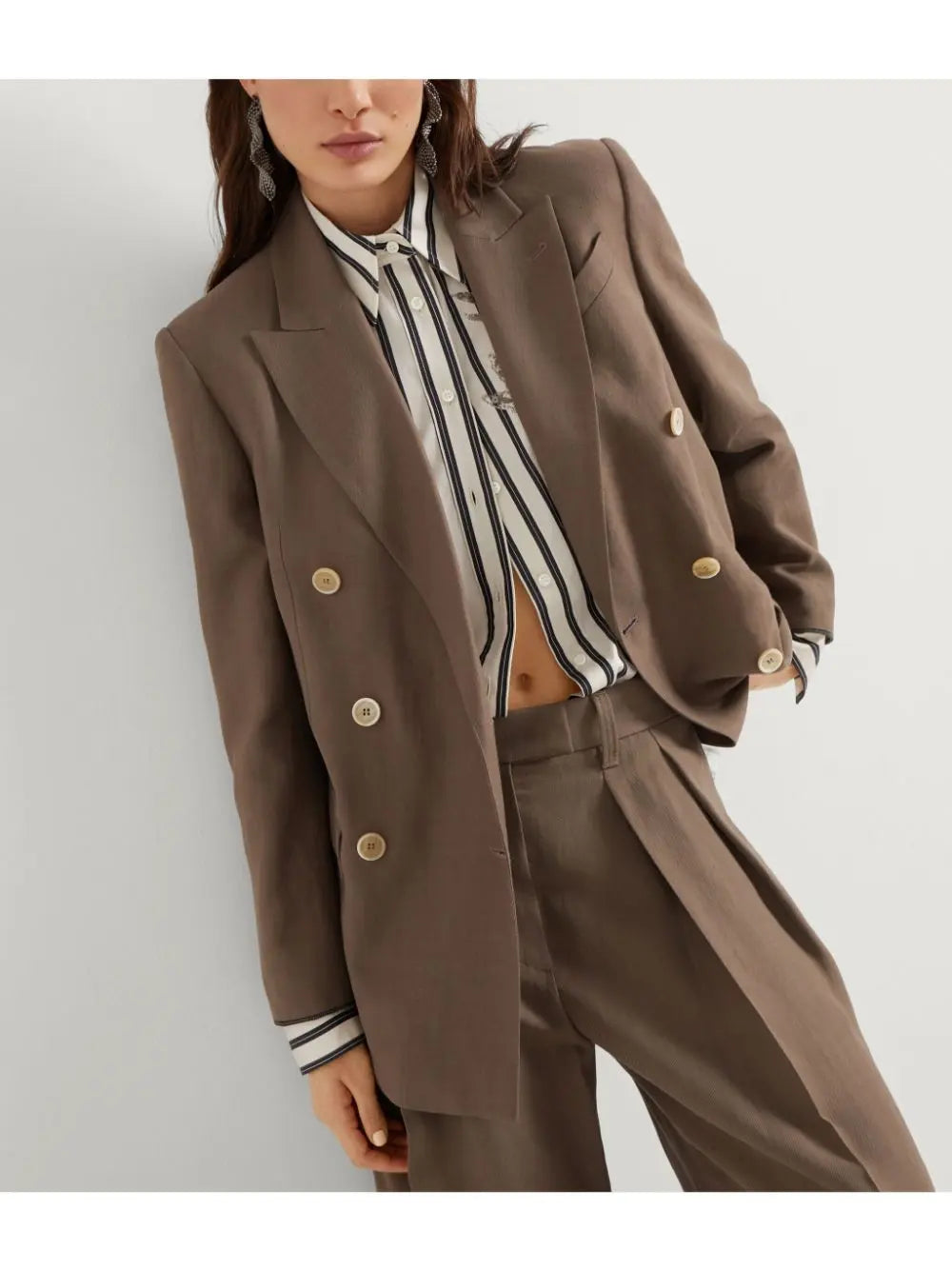 Brunello Cucinelli Jackets Brown Brunello Cucinelli