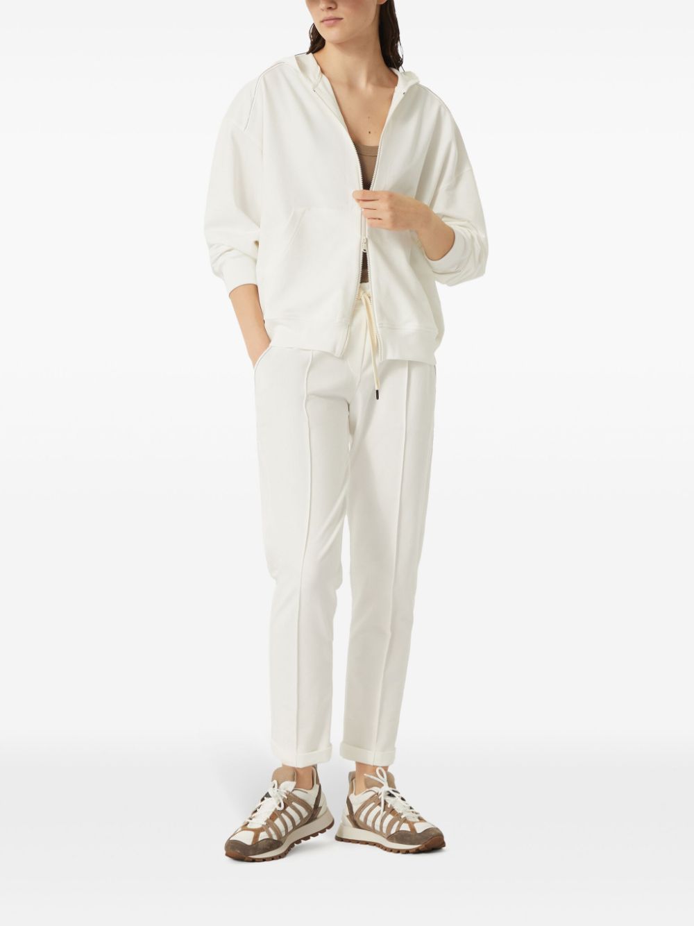 Brunello Cucinelli Trousers White Brunello Cucinelli