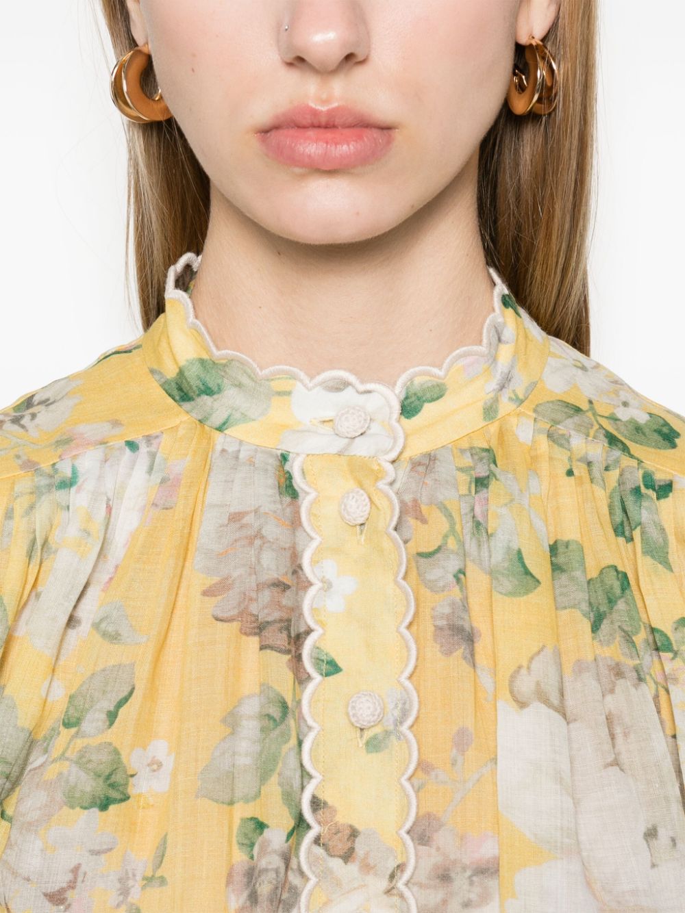 Zimmermann Shirts Yellow Zimmermann