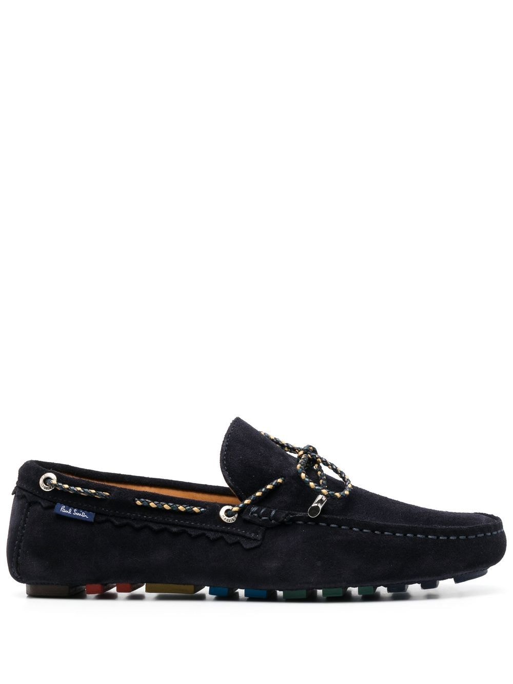 Paul Smith rope-detail suede loafers Paul Smith