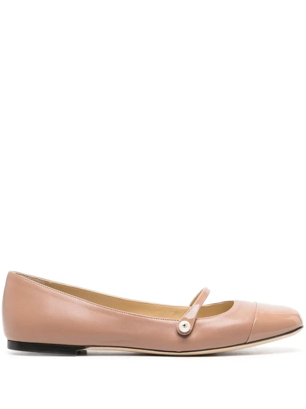 Jimmy Choo Elisa leather ballerina shoes Jimmy Choo