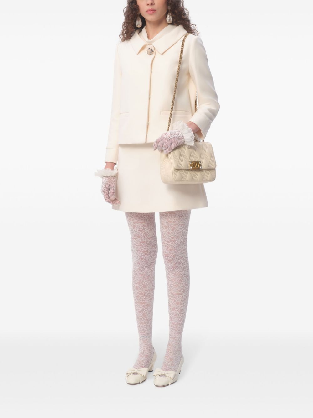 Valentino Crepe Couture Skirt Valentino