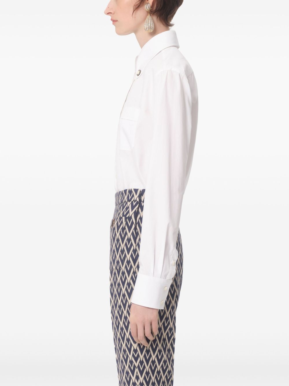 Valentino Cotton Poplin Shirt Valentino