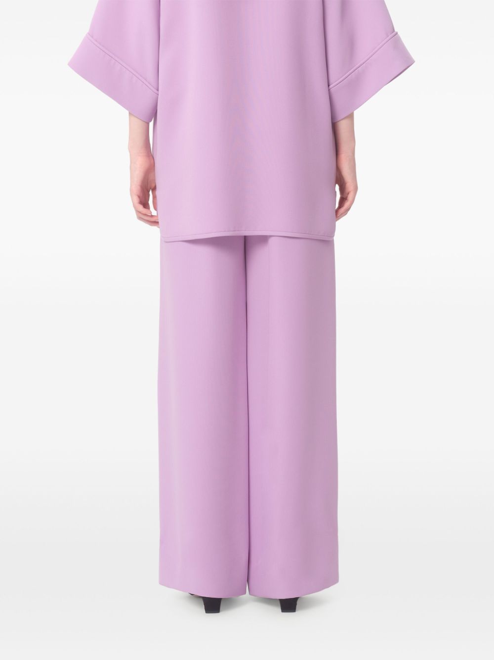 Valentino Silk Wide-Leg Trousers Valentino