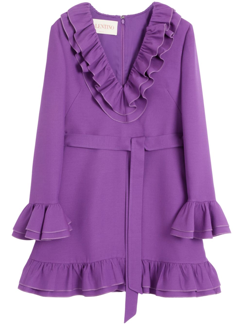 Valentino Crepe couture mini dress Valentino
