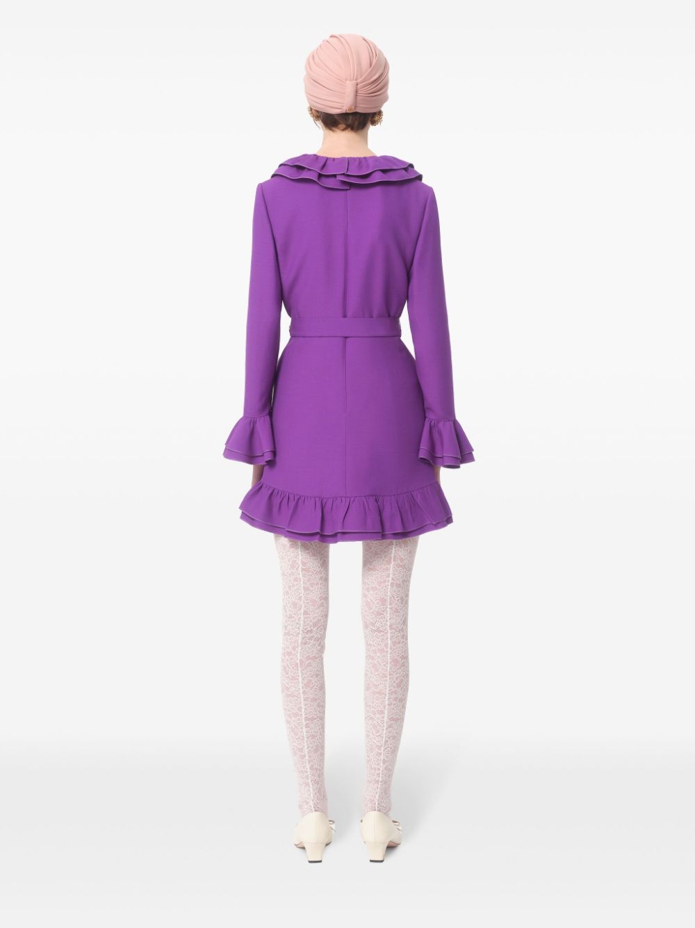 Valentino Crepe couture mini dress Valentino