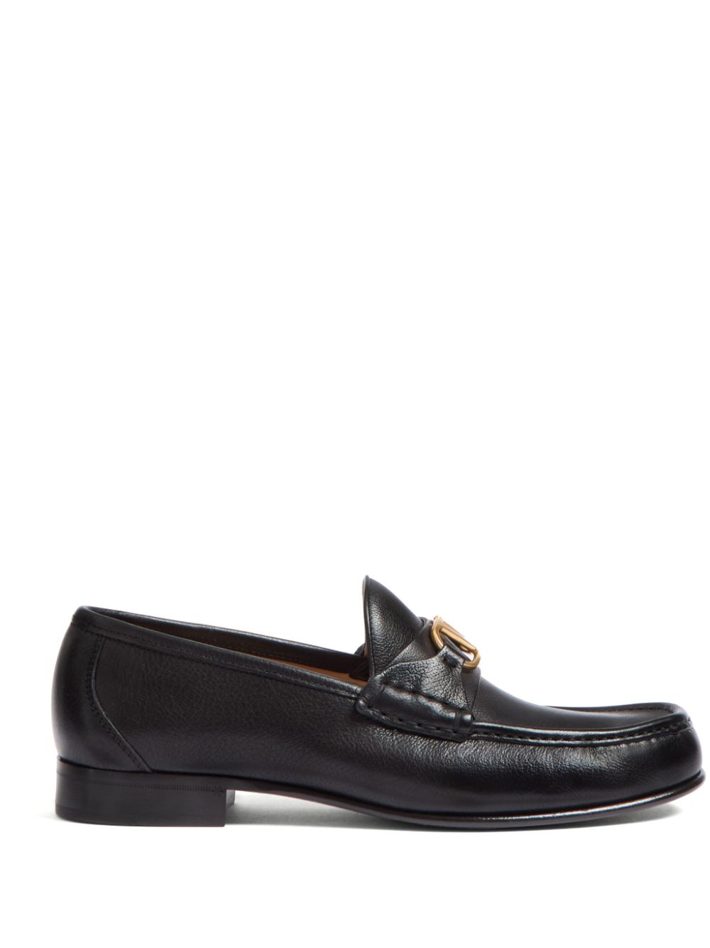 Valentino Garavani Vlogo Signature Moccasin In Buffalo Valentino Garavani