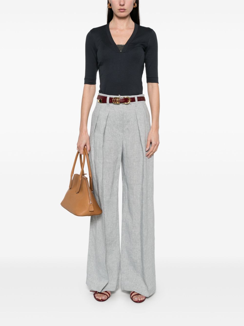 Brunello Cucinelli Top Blue Brunello Cucinelli