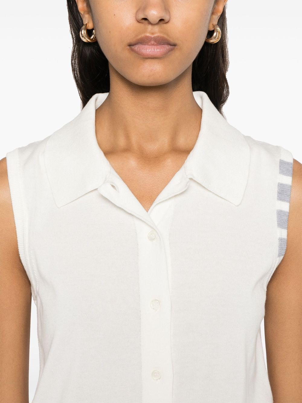 Thom Browne Top White Thom Browne