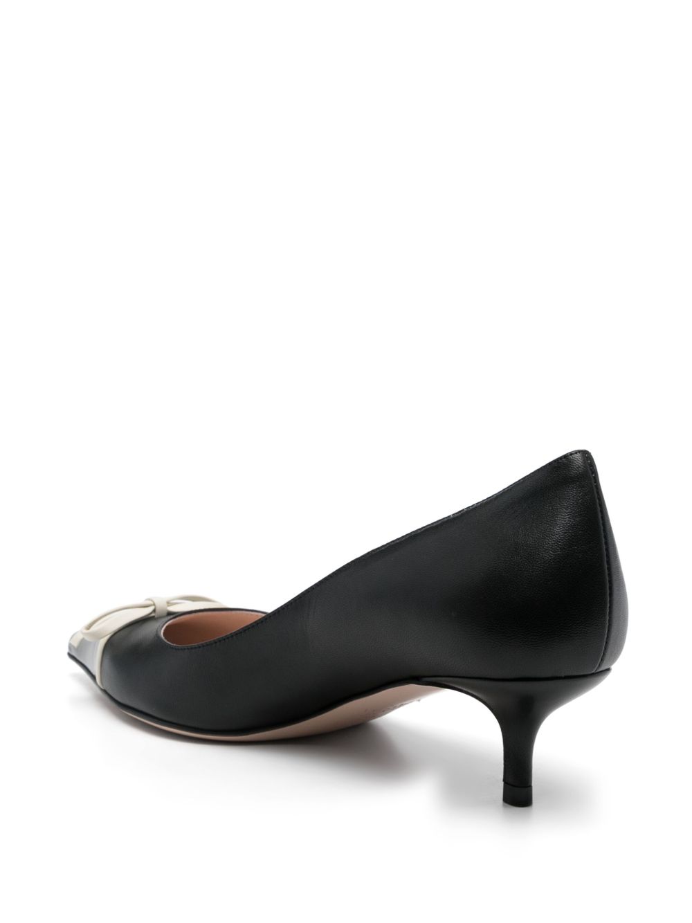 Valentino Garavani Bepointy Patent Leather and Kid Pumps 45mm Valentino Garavani