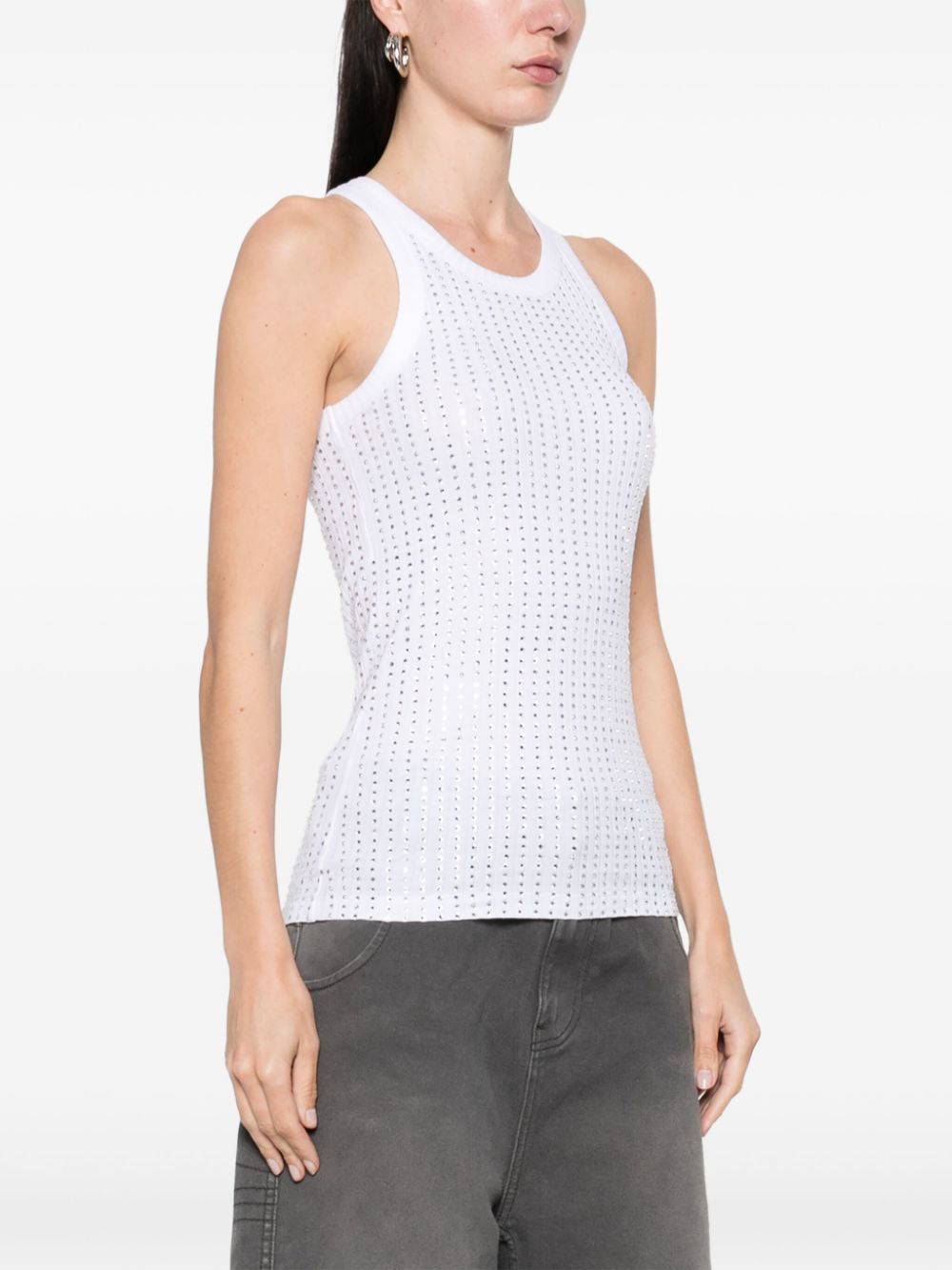 The Attico Top White The Attico