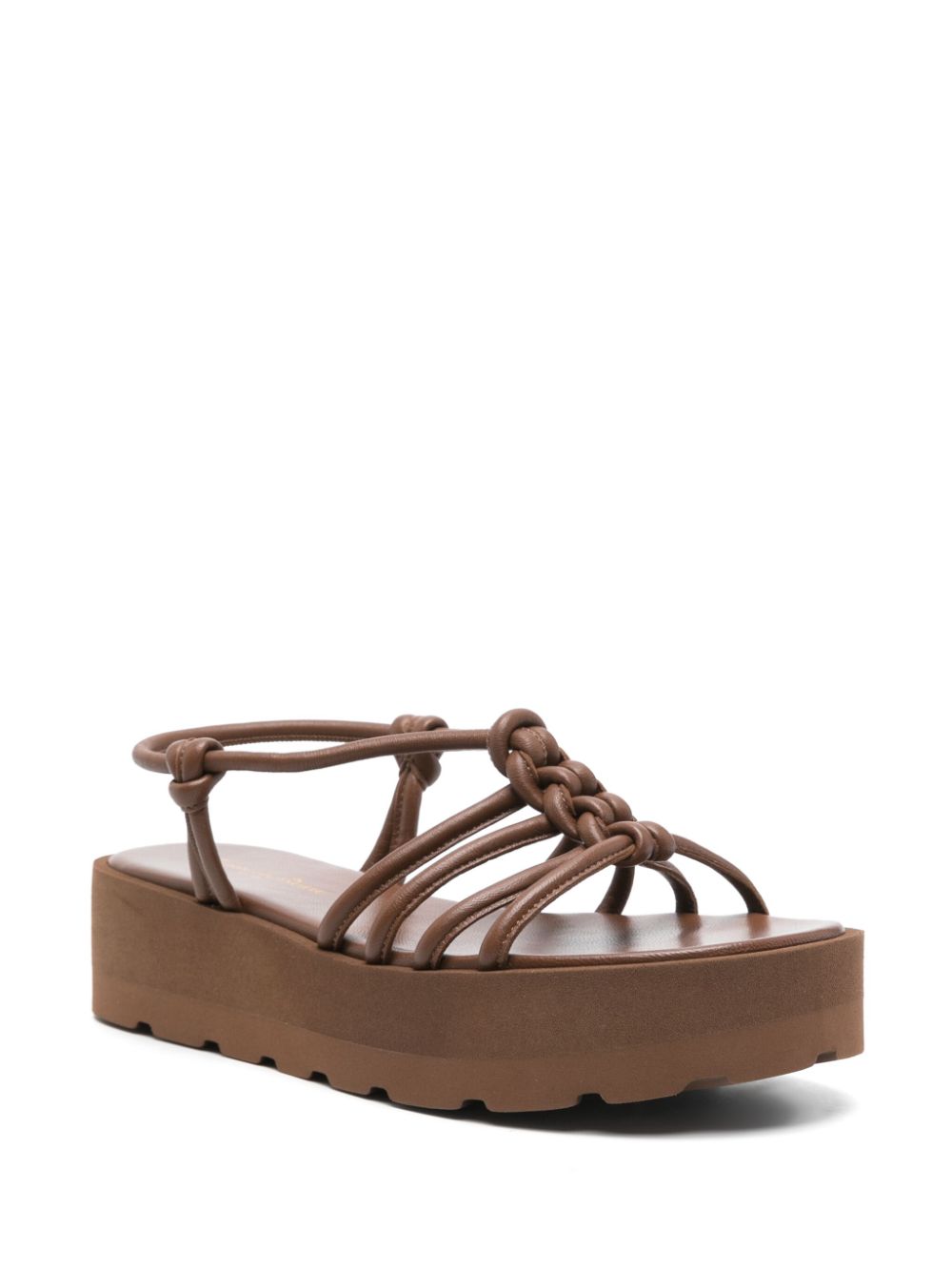 Gianvito Rossi Sandals Leather Brown Gianvito Rossi