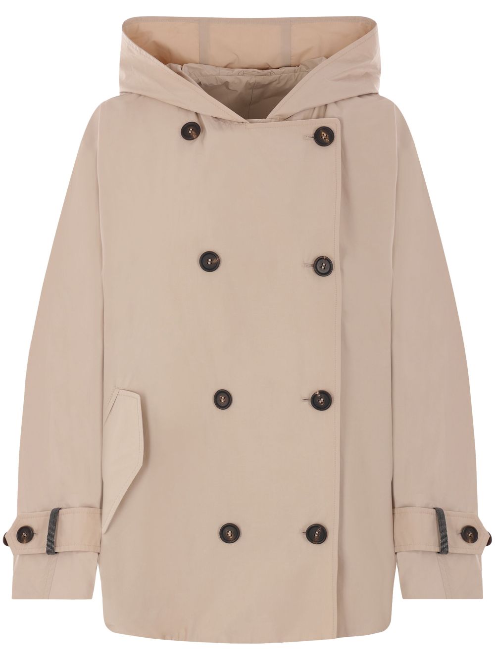 Brunello Cucinelli Coats Beige Brunello Cucinelli