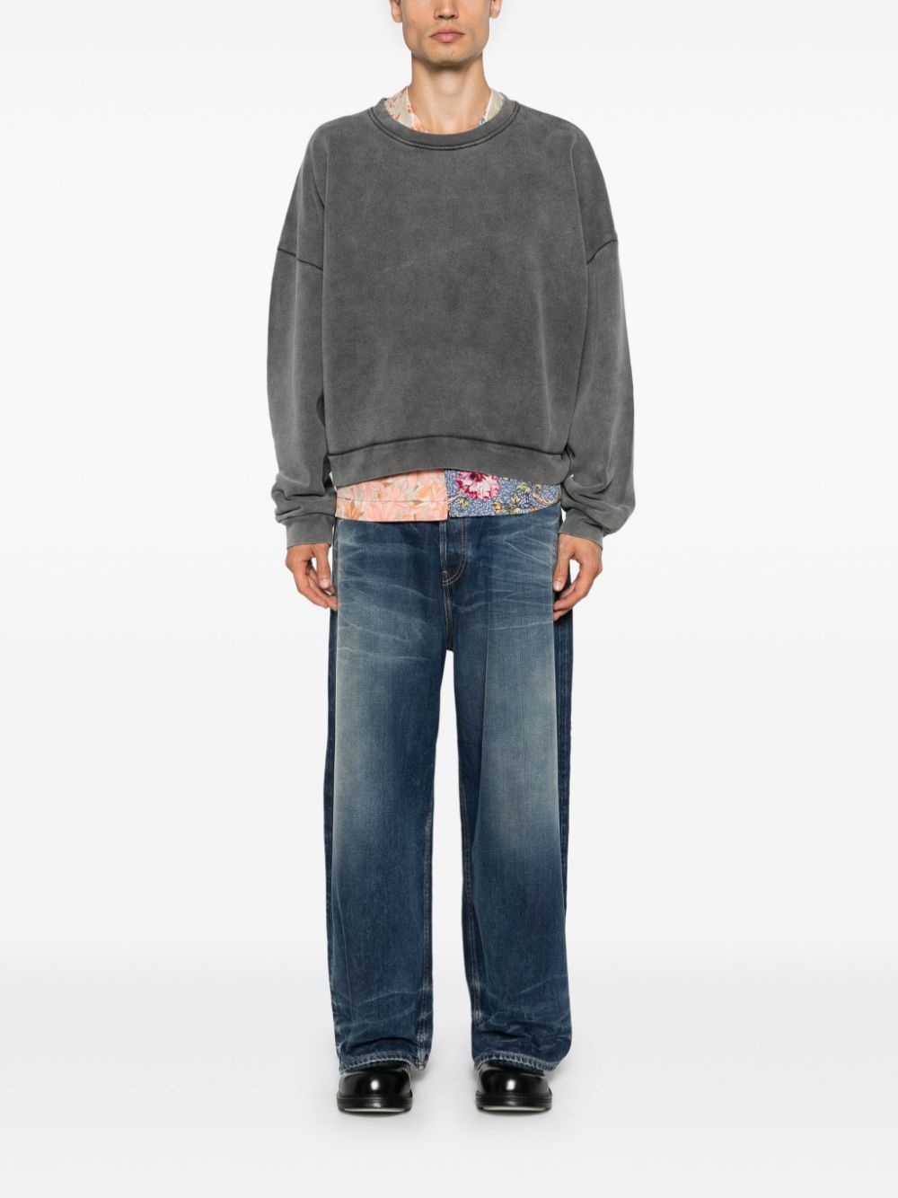 Acne Studios logo label sweatshirt Acne Studios 