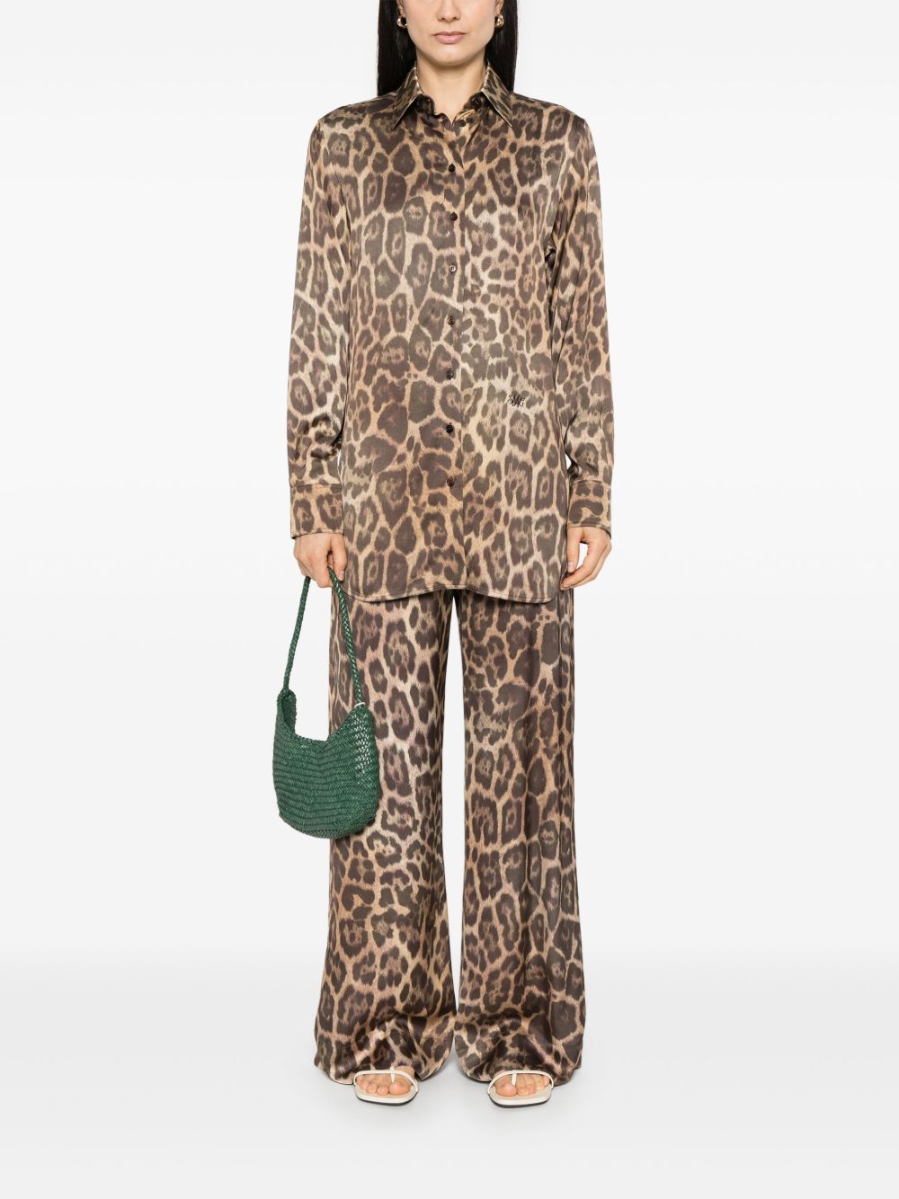 Stella McCartney Leopard Oversized Shirt Stella McCartney