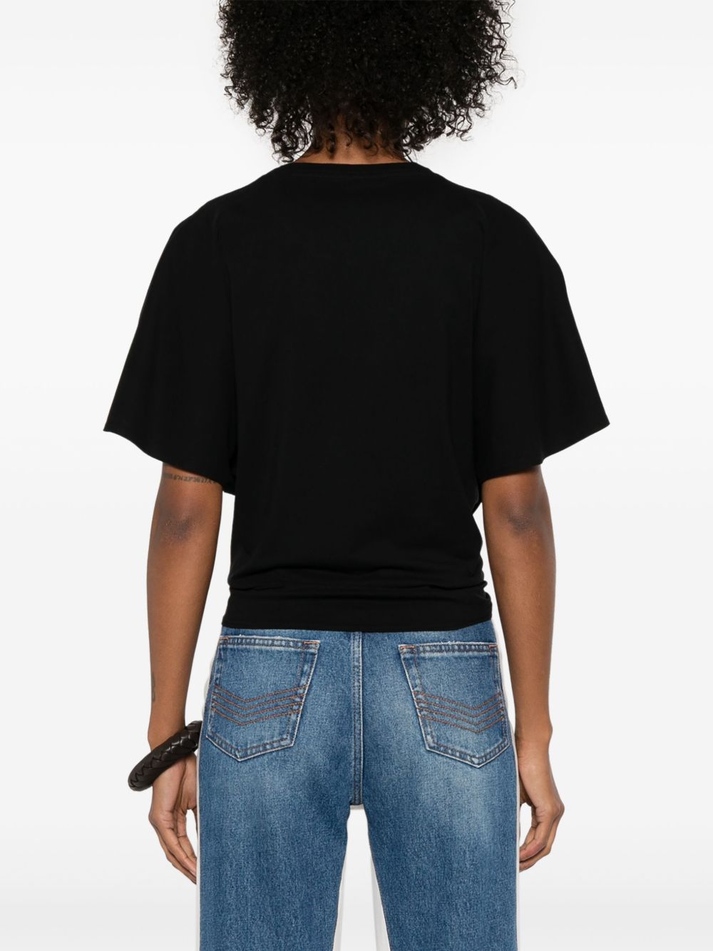 Stella McCartney Pineapple Tie-front Cotton T-Shirt Stella McCartney