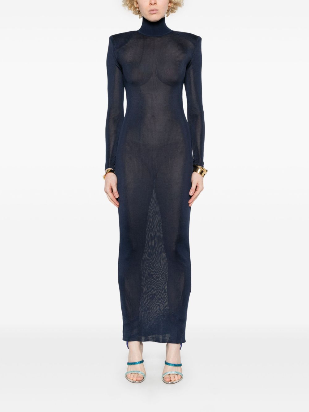 Self-Portrait knitted maxi dress Self-Portrait 