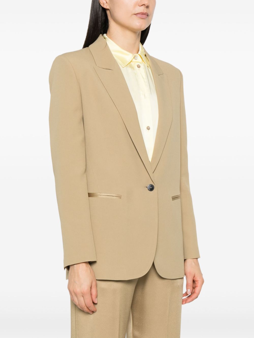 Forte Forte crepe single-breasted blazer Forte Forte