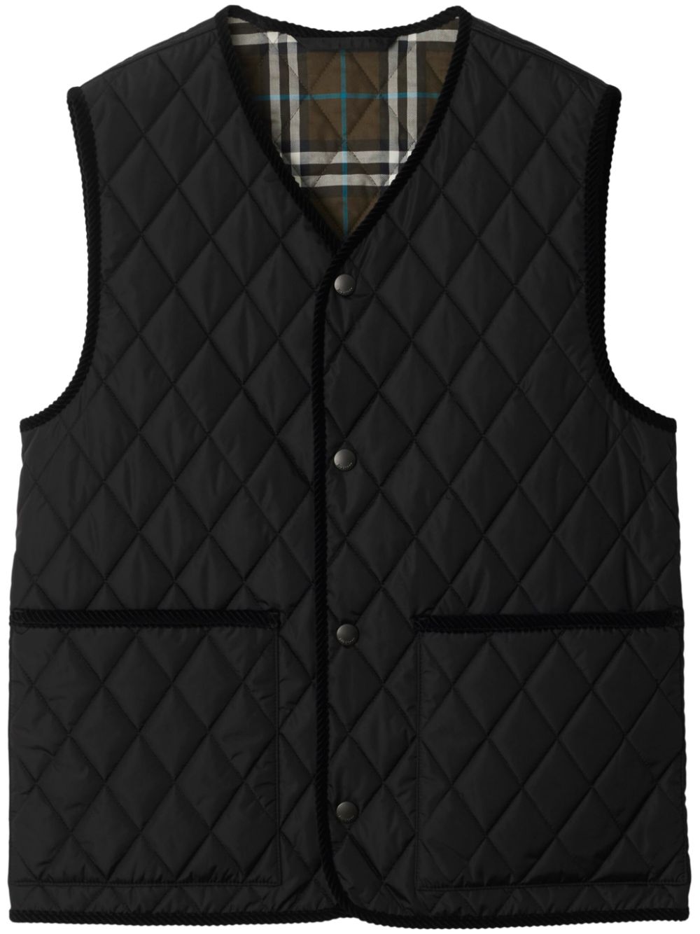 Burberry Nylon quilted sleeveless jacket Burberry