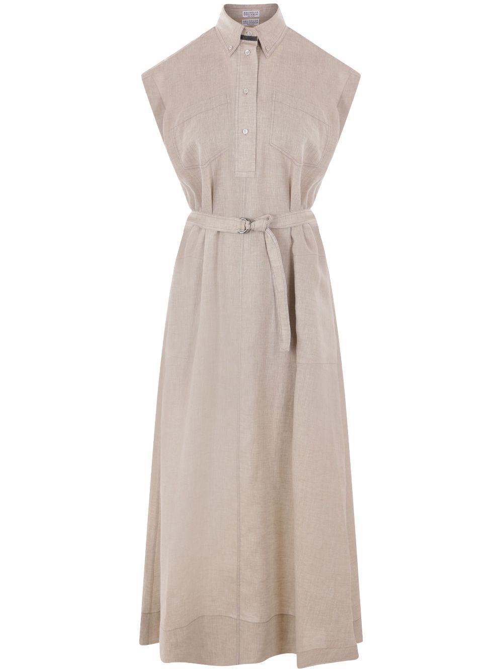 Brunello Cucinelli long linen dress Brunello Cucinelli