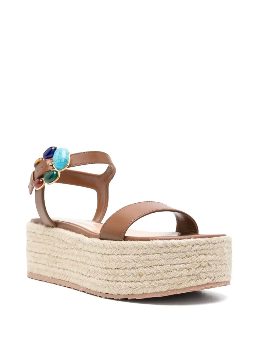 Gianvito Rossi Sandals Leather Brown Gianvito Rossi