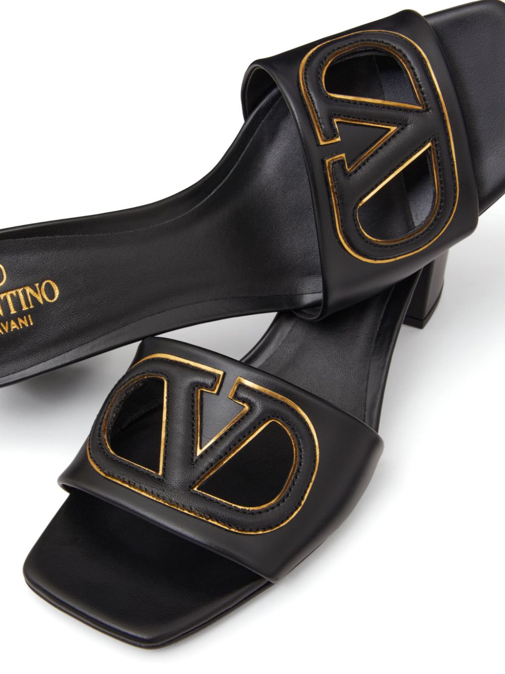 Valentino Garavani 60mm VLogo Signature leather sandals Valentino Garavani