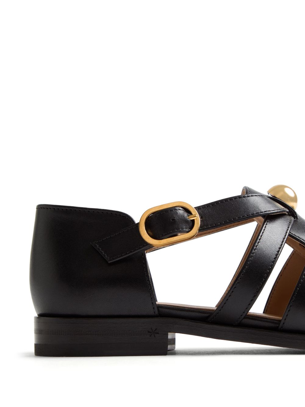 Valentino Garavani Vlogo Signature Fisherman Sandal In 20mm Calfskin Valentino Garavani