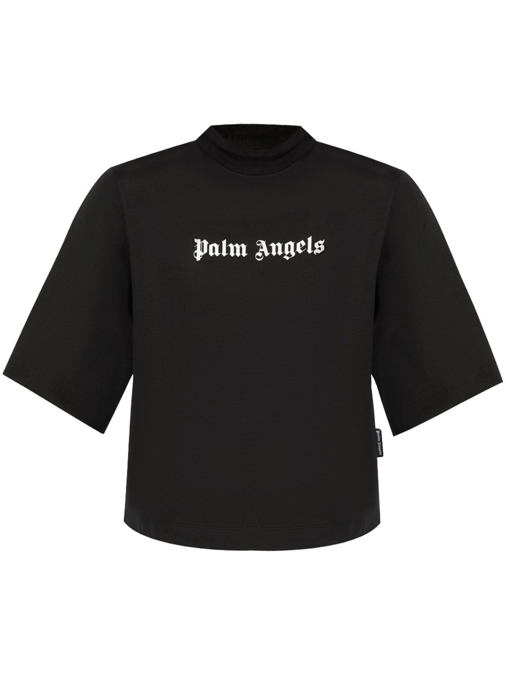 Palm Angels crop T-shirt with logo Palm Angels
