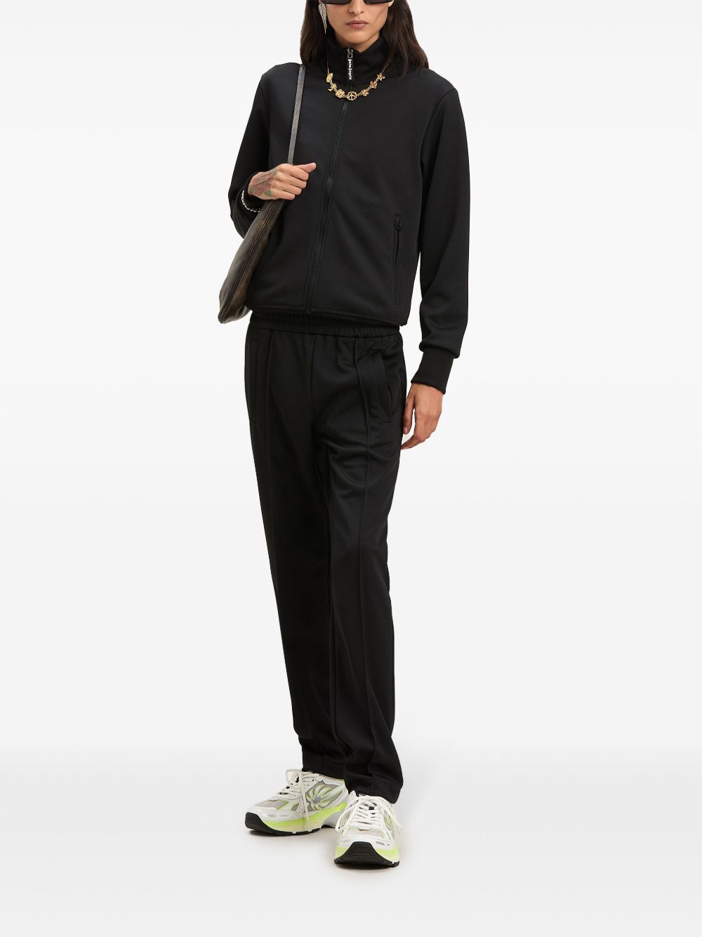 Palm Angels logo print track jacket Palm Angels 