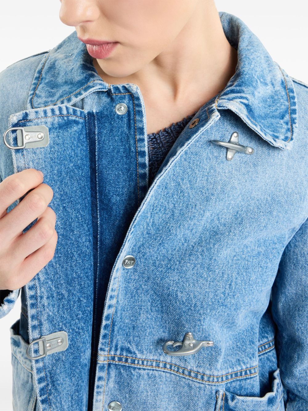 Fay Coats Clear Blue Fay
