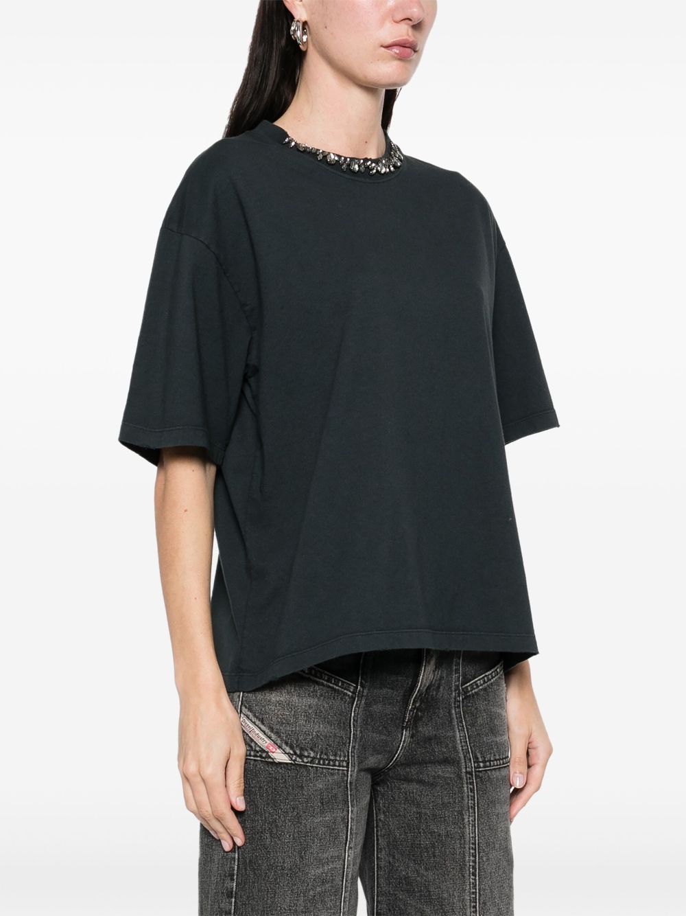 Golden Goose T-shirt with crystals Golden Goose