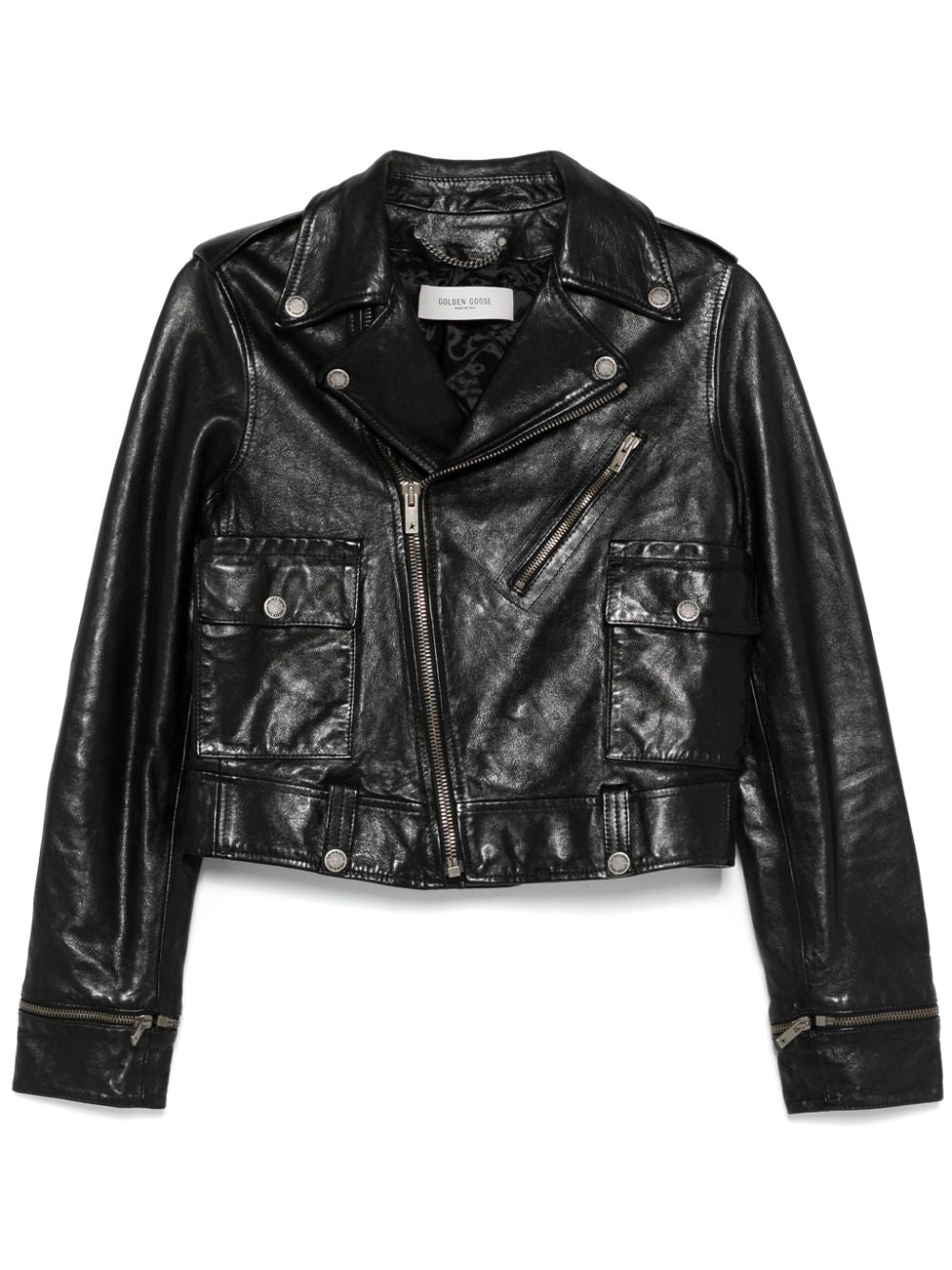 Golden Goose leather jacket with shiny effect Golden Goose 