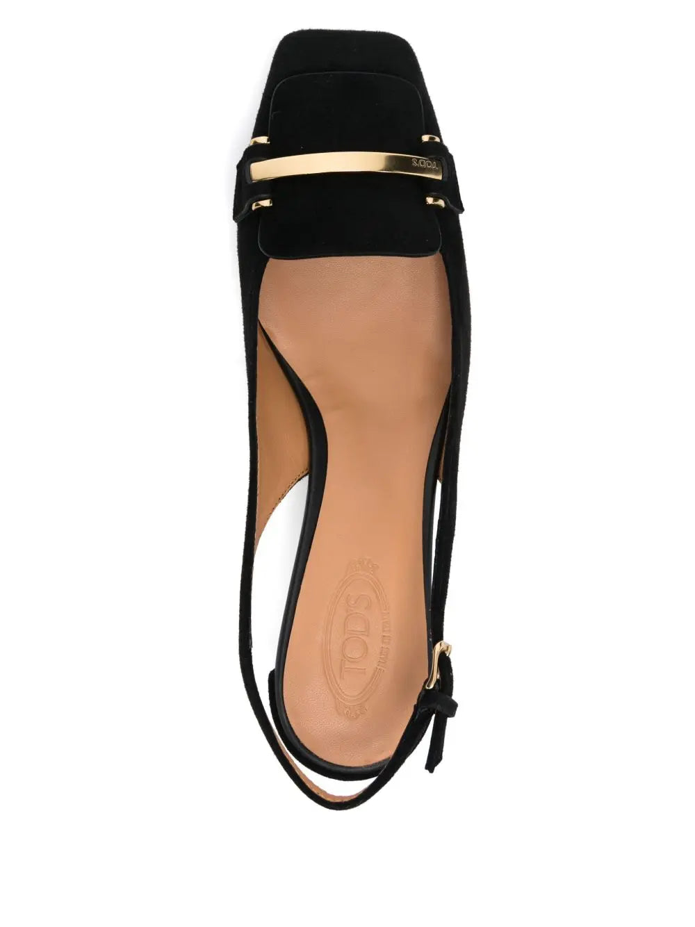 Tod's 50mm Suede Pumps with Back Strap Tod'S
