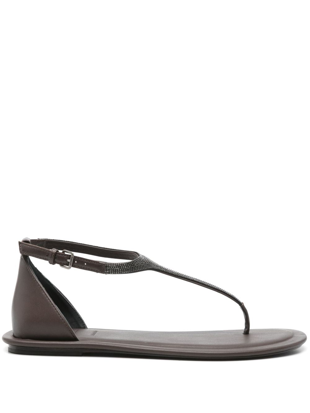 Brunello Cucinelli Bead-detail sandals Brunello Cucinelli